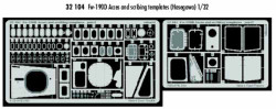 Eduard 32104 Etched Aircraft Detailling Set 1:32 Focke-Wulf Fw-190D-9 access pan