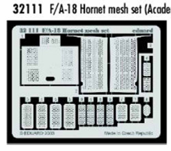 Eduard 32111 Etched Aircraft Detailling Set 1:32 McDonnell-Douglas F/A-18C Horne