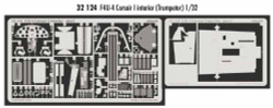 Eduard 32124 Etched Aircraft Detailling Set 1:32 Vought F4U-4 Corsair interior