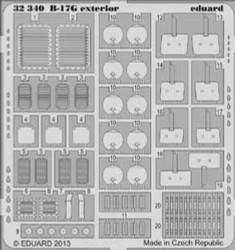 Eduard 32340 Etched Aircraft Detailling Set 1:32 Boeing B-17G Flying Fortress ex