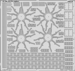 Eduard 32338 Etched Aircraft Detailling Set 1:32 Boeing B-17G Flying Fortress en