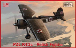 IBG Models 32001 PZL P.11c 1:32 Aircraft Model Kit