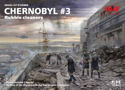 ICM 35903 Chernobyl#3. Rubble cleaners (5 figures) 1:35 Figure Model Kit
