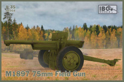 IBG Models 35058 M1897 75mm Field Gun 1:35 Military Vehicle Model Kit