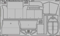 Eduard 36157 1:35 Etched Detailing Set for Dragon Kits M7 Mid production deep wa