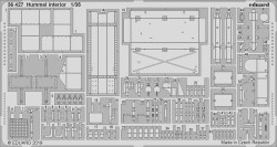 Eduard 36427 1:35 Etched Detailing Set for Tamiya Kits Hummel Late Production in