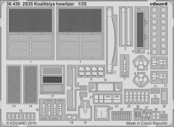 Eduard 36430 1:35 Etched Detailing Set for Zvezda Kits Koalitsiya-SV Russian S.P