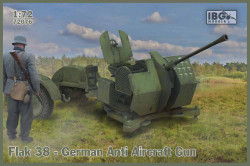 IBG Models 72076 Flak 38 German Anti Aircraft Gun 1:72 Military Model Kit