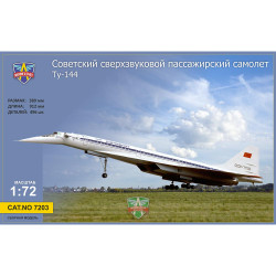 Modelsvit 7203 Tupolev Tu-144 1:72 Aircraft Model Kit