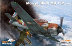 Dora Wings 48019 Marcel-Bloch MB.152–°.1 - 4 decal options 1:48 Aircraft Model Kit