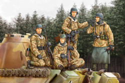 Hobby Boss 84404 German Panzer Grenadiers Vol.1 1:35 Model Figure Kit