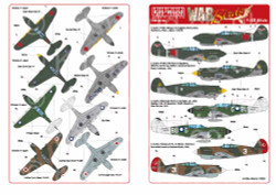 Kits World 148189 Aircraft Decals 1:48 Curtiss P-40E, Rikugun Kokugijutsu Kenkyu