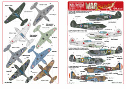 Kits World 148190 Aircraft Decals 1:48 Curtiss P-40B, 77th Pursuit Squadron, 20t
