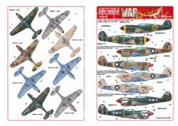 Kits World 148191 Aircraft Decals 1:48 Curtiss P-40E, 79th Pursuit Squadron, 20t
