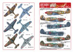 Kits World 148192 Aircraft Decals 1:48 Curtiss Kittyhawk I, flown by Squadron Le