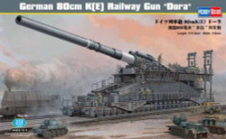 Hobby Boss 82911 German 80cm K(E) Railway Gun 'Dora' 1:72 Military Vehicle Kit