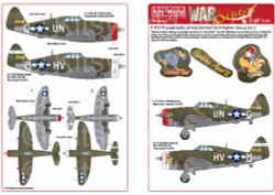 Kits World 148204 Aircraft Decals 1:48 Republic P-47D Thunderbolts razorbacks. T