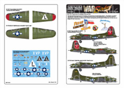 Kits World 172224 Aircraft Decals 1:72 Boeing B-17G ‚ÄòTexas Raiders‚Äô 44-83872