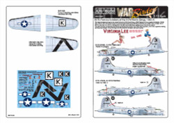 Kits World 172229 Aircraft Decals 1:72 Boeing B-17G Flying Fortress 447th BG, 1