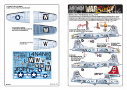 Kits World 172230 Aircraft Decals 1:72 Boeing B-17G Flying Fortress 486th BG, 43