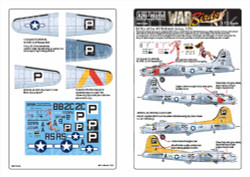 Kits World 172232 Aircraft Decals 1:72 Boeing B-17G Flying Fortress 487th BG, 43