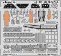 Eduard FE1004 Etched Aircraft Detailling Set 1:48 Polikarpov U-2 / Po-2