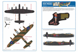 Kits World 132137B Aircraft Decals 1:32 Avro Lancaster B.I/III 'Fanlight Fanny'