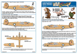 Kits World 132147 Aircraft Decals 1:32 Consolidated B-24D Liberator (Sized for t