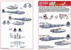 Kits World 148215 Aircraft Decals 1:48 Lockheed P-38J Lightning 42-68092 392nd F