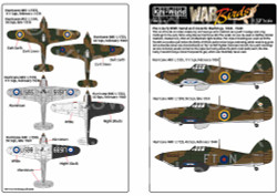 Kits World 172213 Aircraft Decals 1:72 Pre & Early WWII Serial and Cocarde Marki