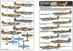 Kits World 172217 Aircraft Decals 1:72 Defenders of MaltaThis sheet includes mar