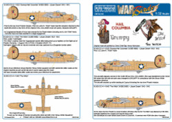Kits World 132149 Aircraft Decals 1:32 Consolidated B-24D Liberator (Sized for t