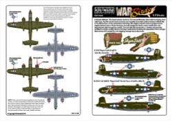 Kits World 172198 Aircraft Decals 1:72 North-American B-25H Paper Doll