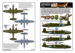 Kits World 172200 Aircraft Decals 1:72 NA B-25J 43-3904 Niagaras Belle