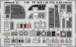 Eduard FE1032 Etched Aircraft Detailling Set 1:48 Grumman A-6A Intruder interior
