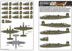 Kits World 172215 Aircraft Decals 1:72 North-American B-25B Mitchells Doolittle