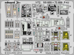 Eduard SS659 Etched Aircraft Detailling Set 1:72 McDonnell F-4J Phantom