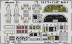 Eduard SS677 Etched Aircraft Detailling Set 1:72 Consolidated B-24J Liberator