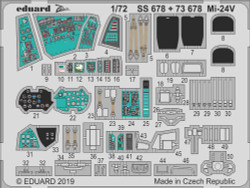 Eduard SS678 Etched Aircraft Detailling Set 1:72 Mil Mi-24V