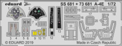 Eduard SS681 Etched Aircraft Detailling Set 1:72 Douglas A-4E Skyhawk