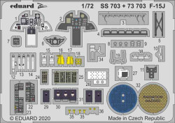 Eduard SS703 Etched Aircraft Detailling Set 1:72 McDonnell F-15J Eagle