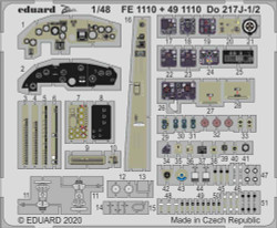 Eduard FE1110 Etched Aircraft Detailling Set 1:48 Dornier Do-217J-1/2