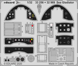 Eduard 33256 Etched Aircraft Detailling Set 1:32 Gloster Sea Gladiator