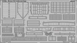 Eduard 48882 Etched Aircraft Detailling Set 1:48 Gloster Meteor F.8 undercarriag