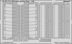 Eduard 48974 Etched Aircraft Detailling Set 1:48 Focke-Wulf Fw-190A-8/R2 landing