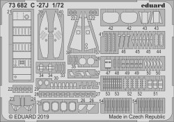 Eduard 73682 Etched Aircraft Detailling Set 1:72 Alenia C-27J Spartan