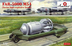 A-Model NA72005 FAB-5000 M54 (Soviet high-explosive bomb) 1:72 Aircraft Model Kit