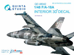 Quinta Studio 48042 McDonnell-Douglas F/A-18A  1:48 3D Printed Decal