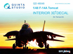 Quinta Studio 48048 Grumman F-14A Tomcat 1:48 3D Printed Decal