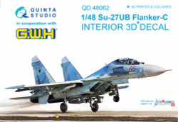 Quinta Studio 48062 Sukhoi Su-27UB 1:48 3D Printed Decal